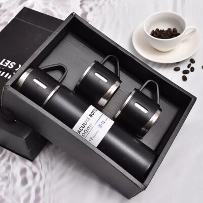Ensemble Thermos Tasses inox 500 ml